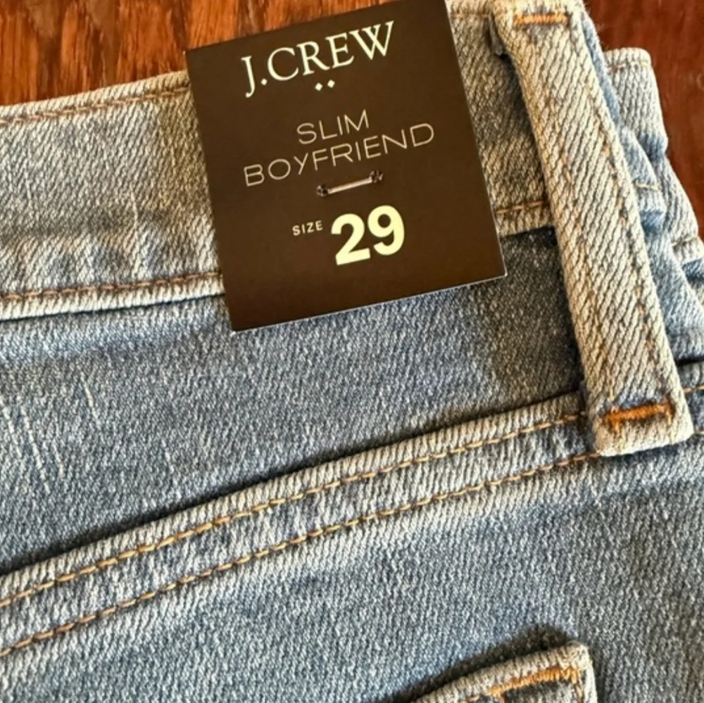 J. Crew Light Blue Boyfriend Slim Jeans